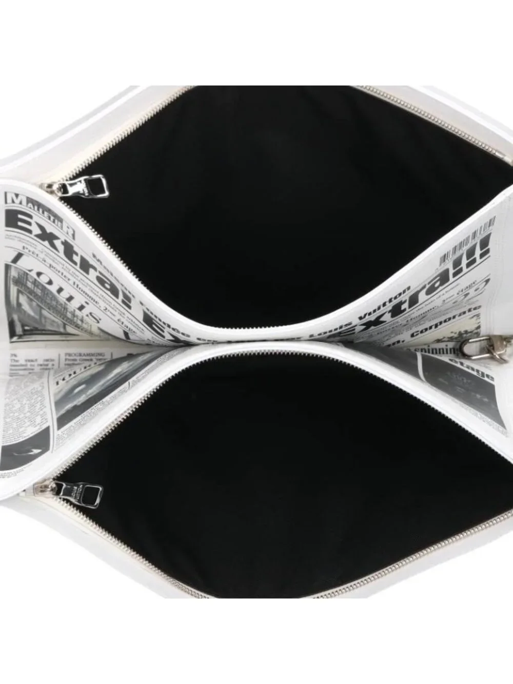 Louis Vuitton New Space All Over Pattern Leather Clutch